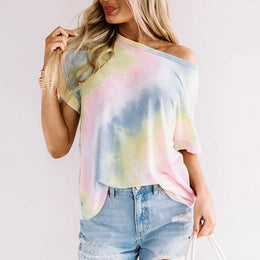 Tie And Dye Extended Sleeves T-Shirt
