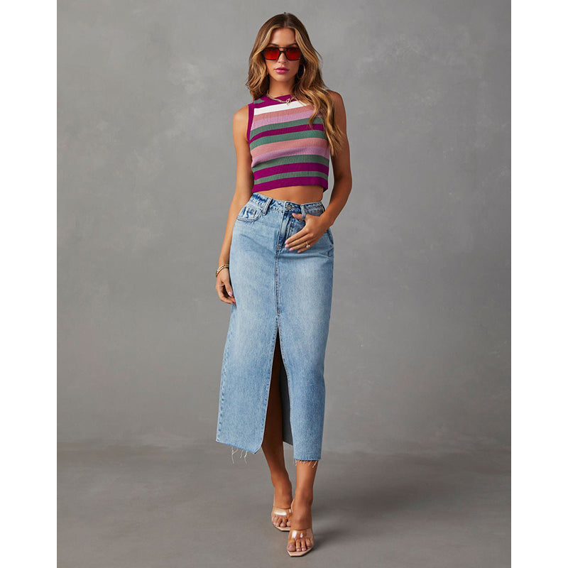 Straight Midi Skirts