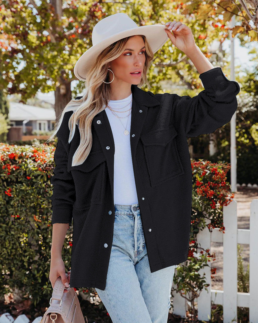 Shirt Collar Cardigan Sweater