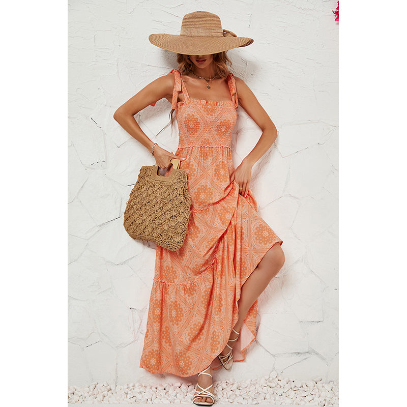 Floral Printed Maxi Dress