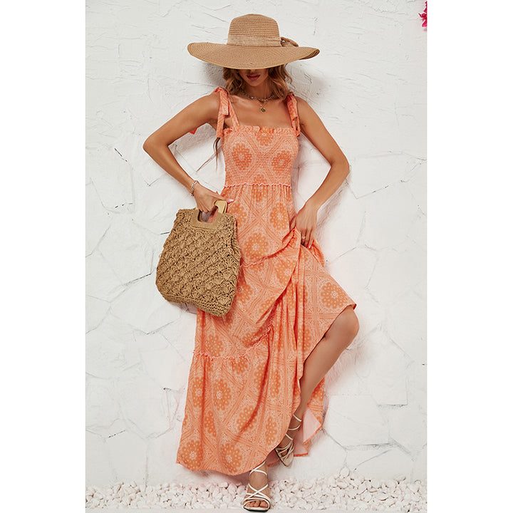 Floral Printed Maxi Dress
