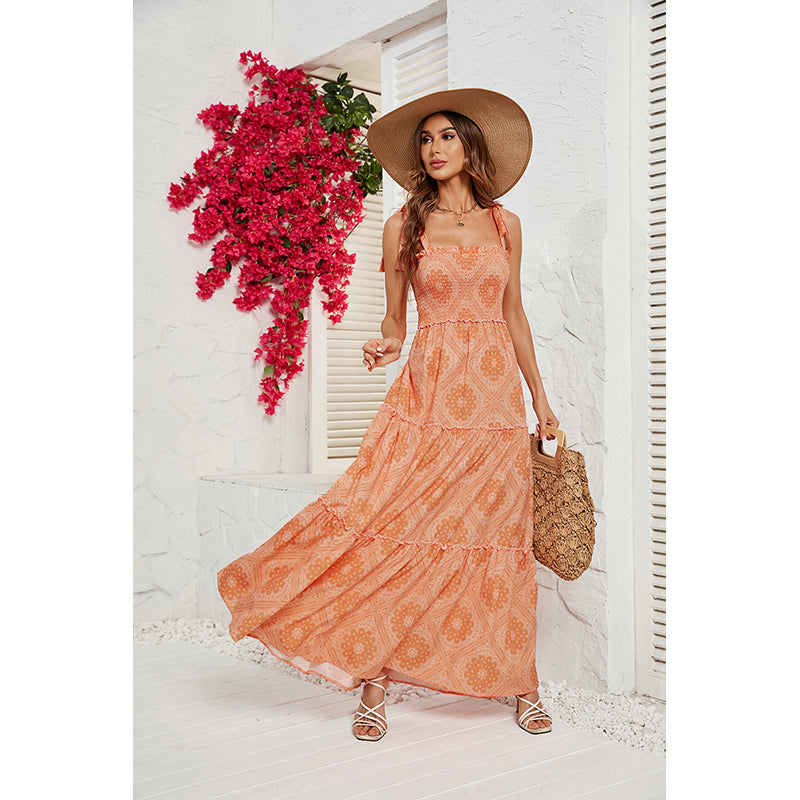 Floral Printed Maxi Dress
