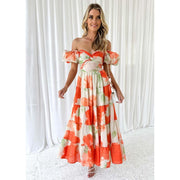 Floral Printed Maxi Dress