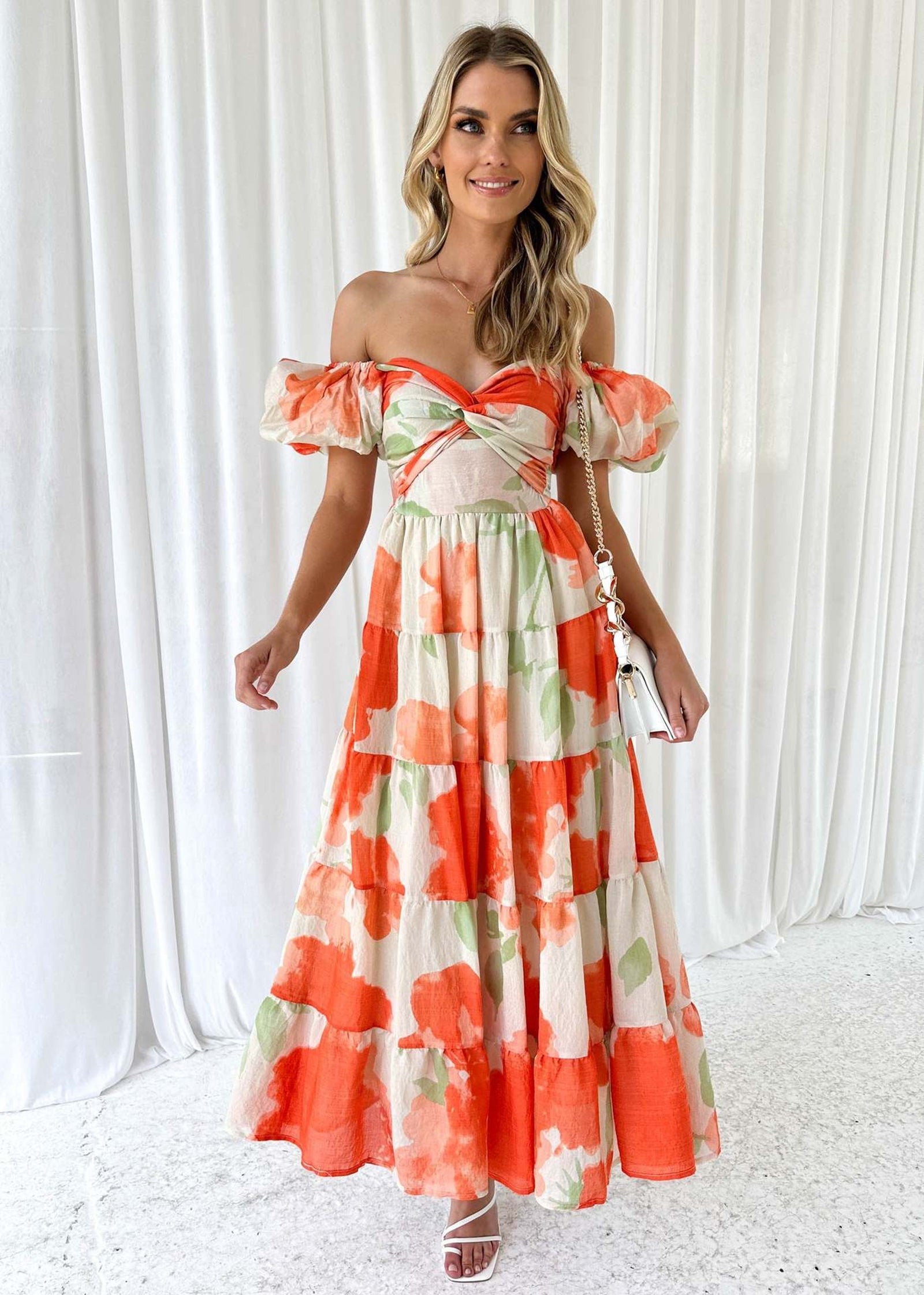 Floral Printed Maxi Dress