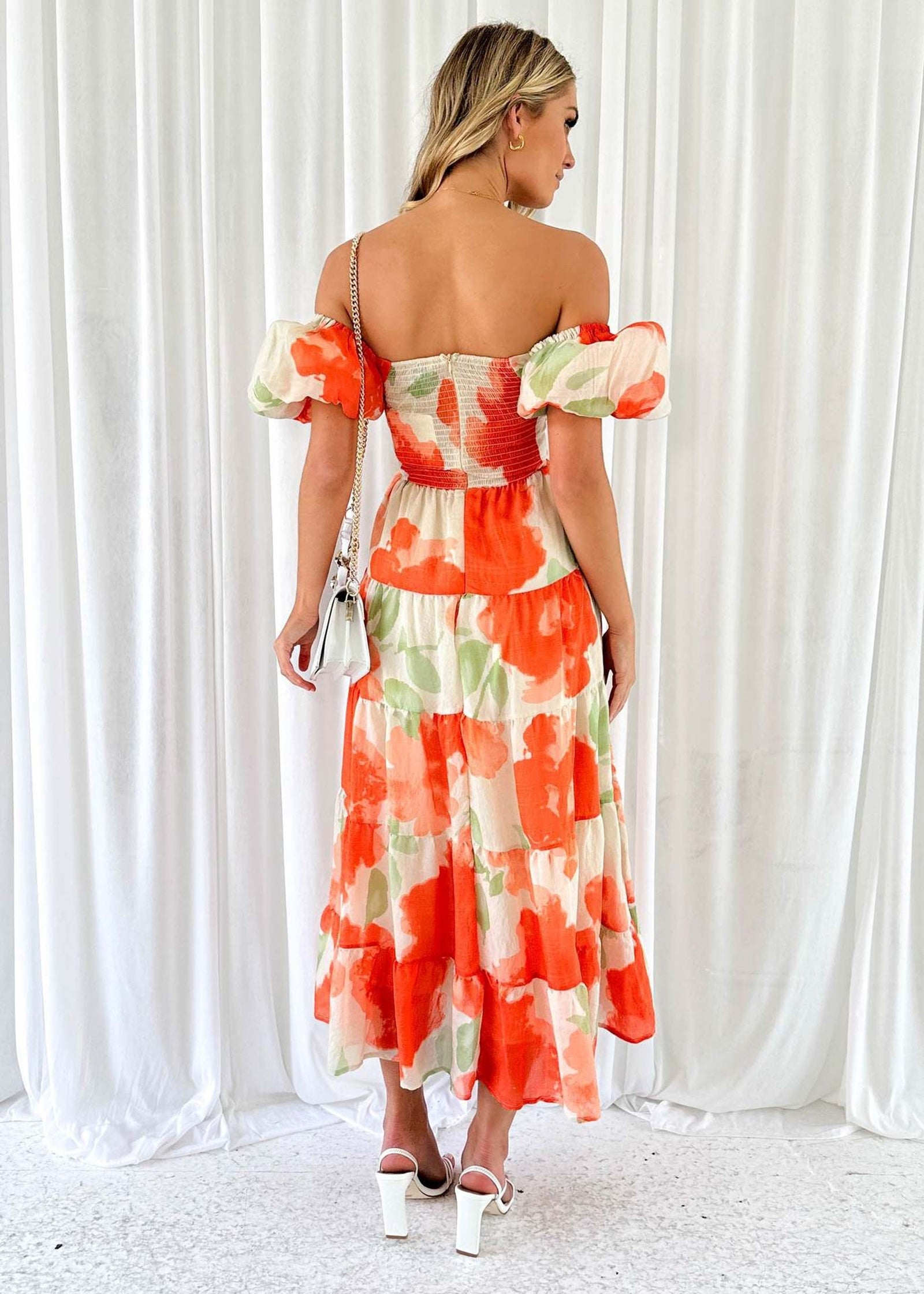 Floral Printed Maxi Dress