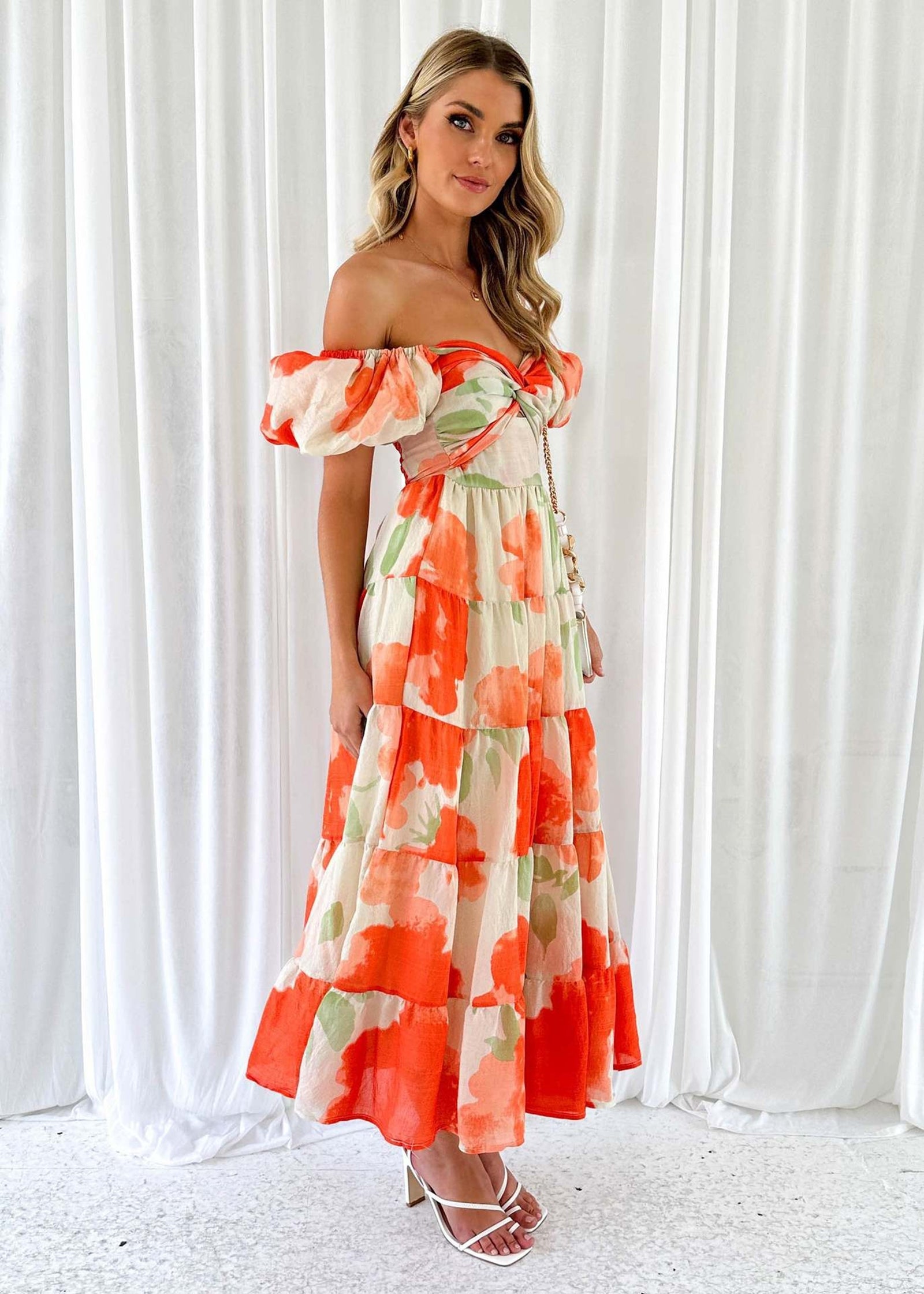 Floral Printed Maxi Dress