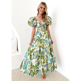 Women Floral Print Fit and Flare Dress