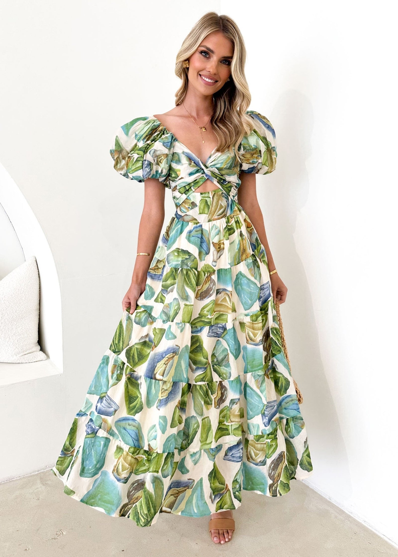 Women Floral Print Fit and Flare Dress
