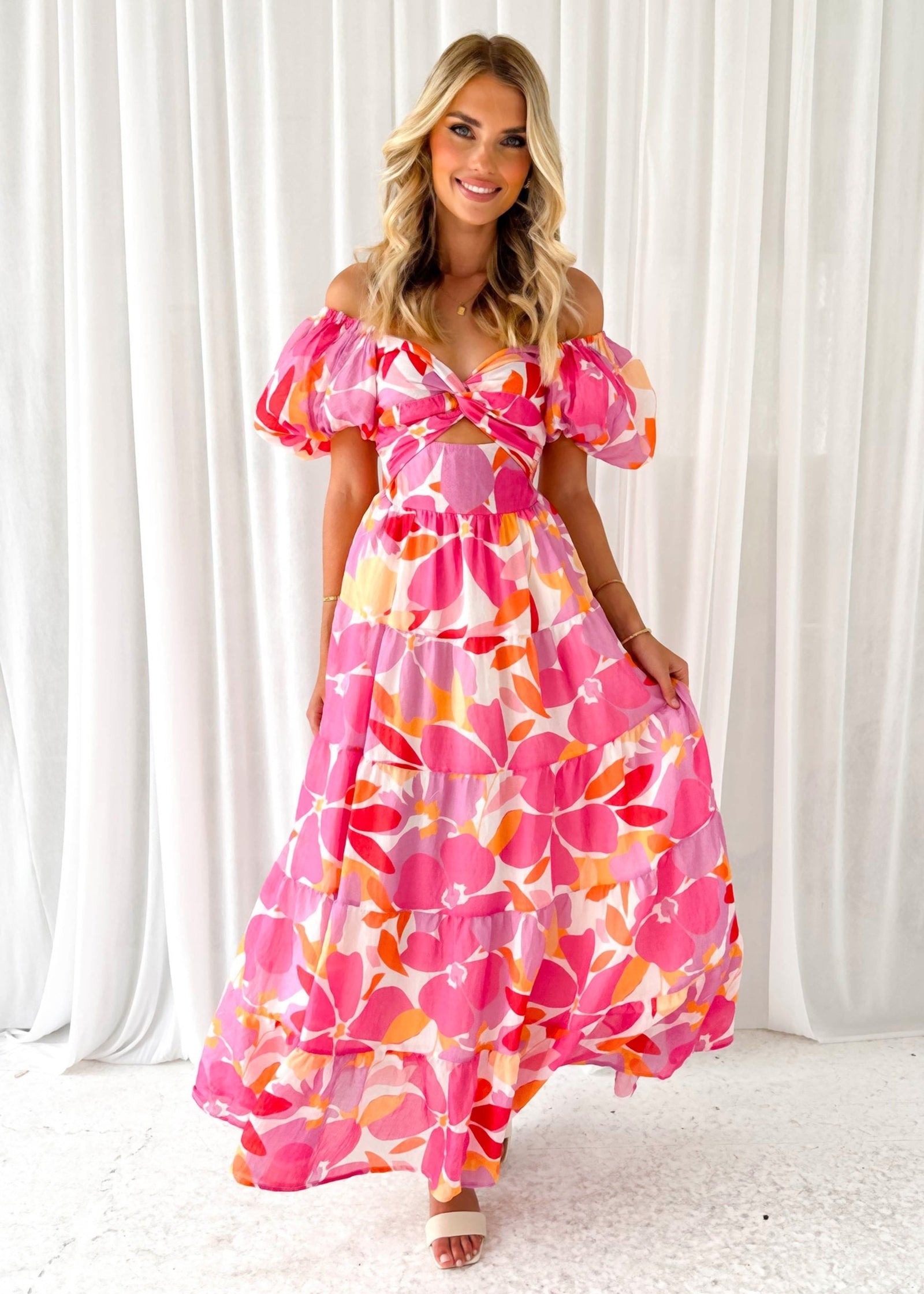 Women Floral Fit and Flare Dress