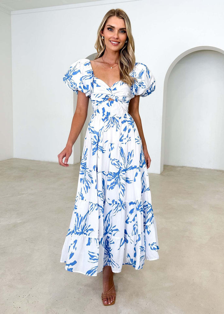 Women Floral Print Maxi Dress