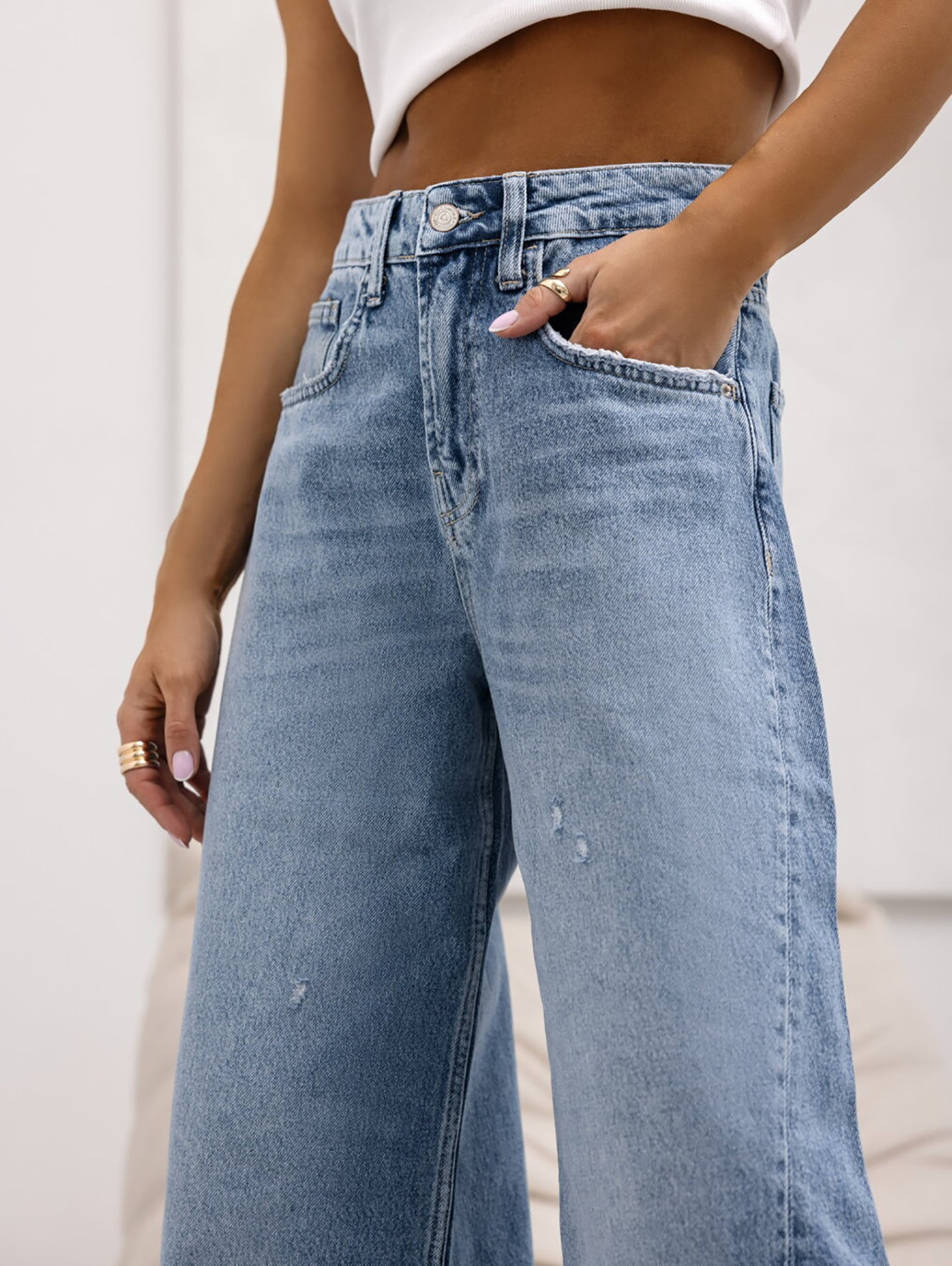 Women Wide Leg Jeans