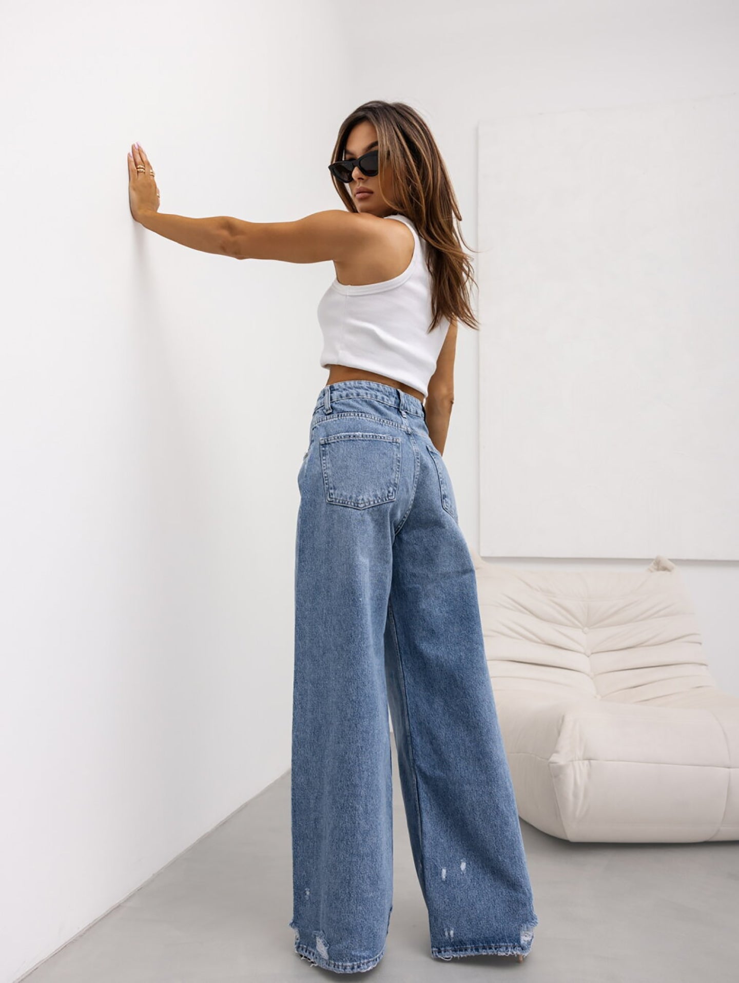 Women Wide Leg Jeans
