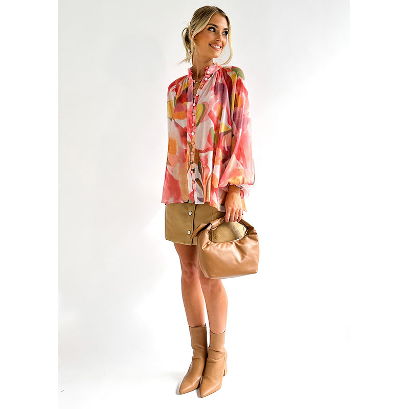 Floral Printed Casual Regular Fit Shirt