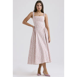 Women Floral Printed Fit & Flare Midi Dress