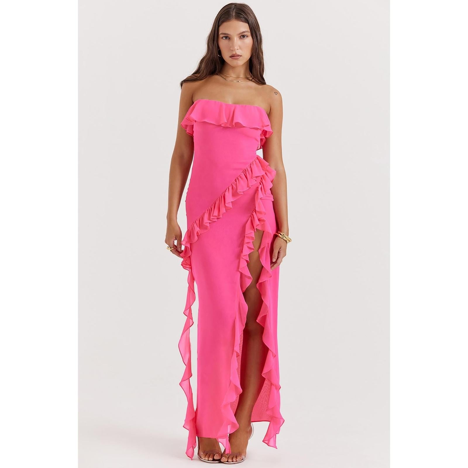 Ruffled Maxi Dress