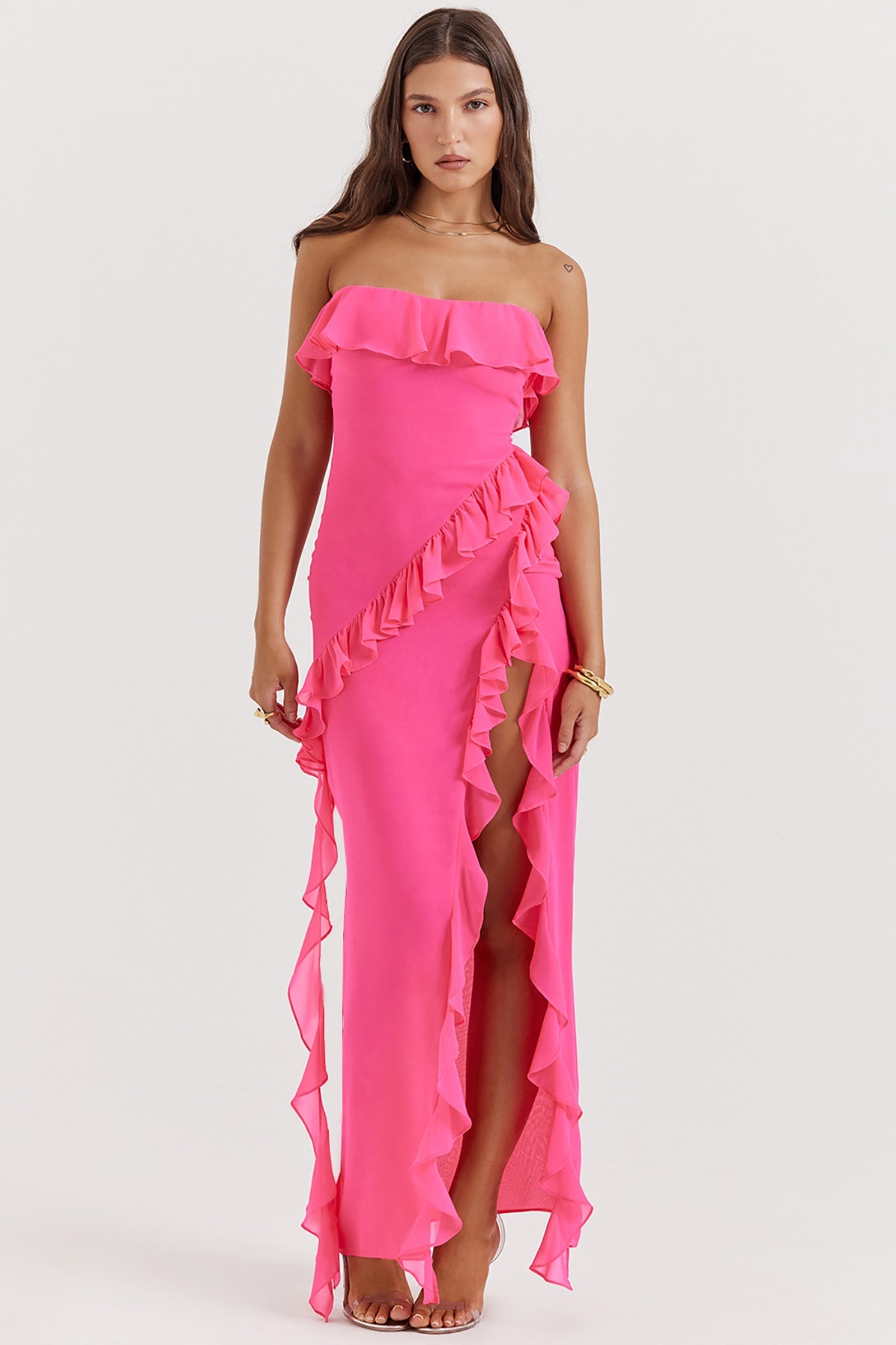 Ruffled Maxi Dress
