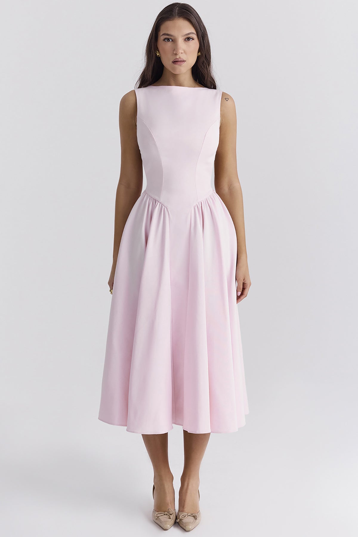 Women Fit & Flare Midi Dress