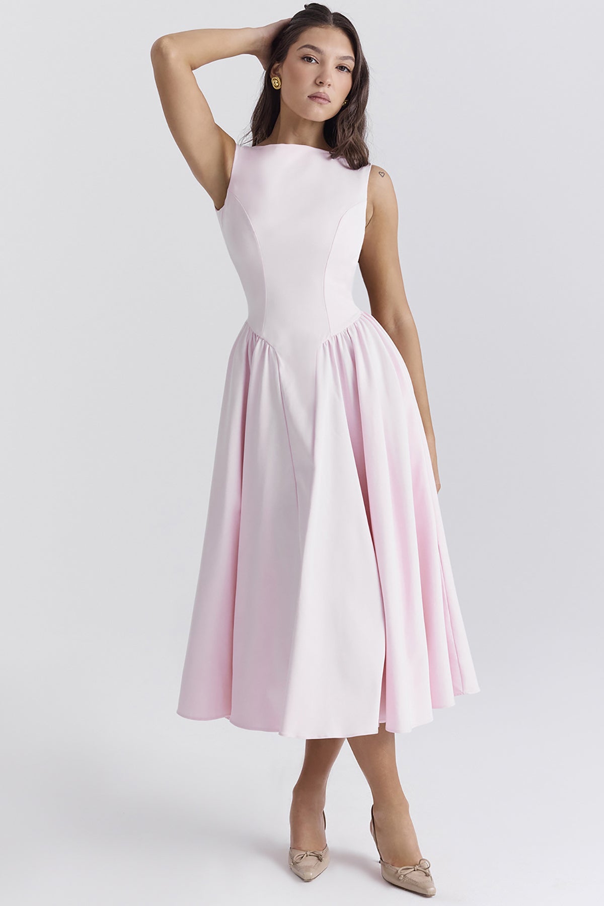 Women Fit & Flare Midi Dress