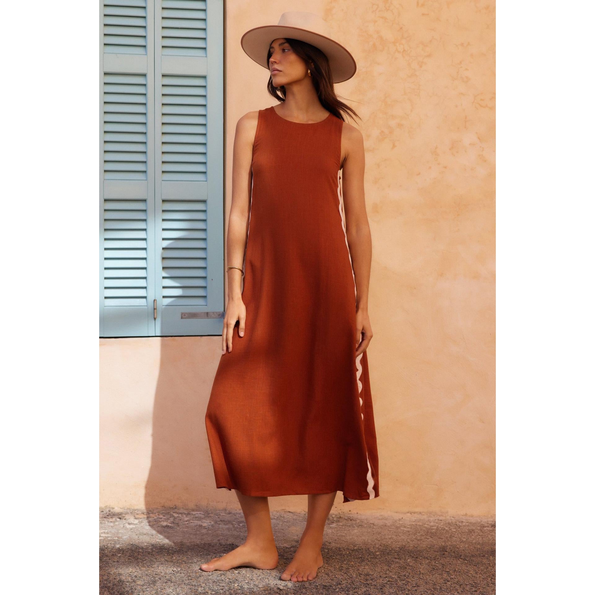 Women Midi A-Line Dress