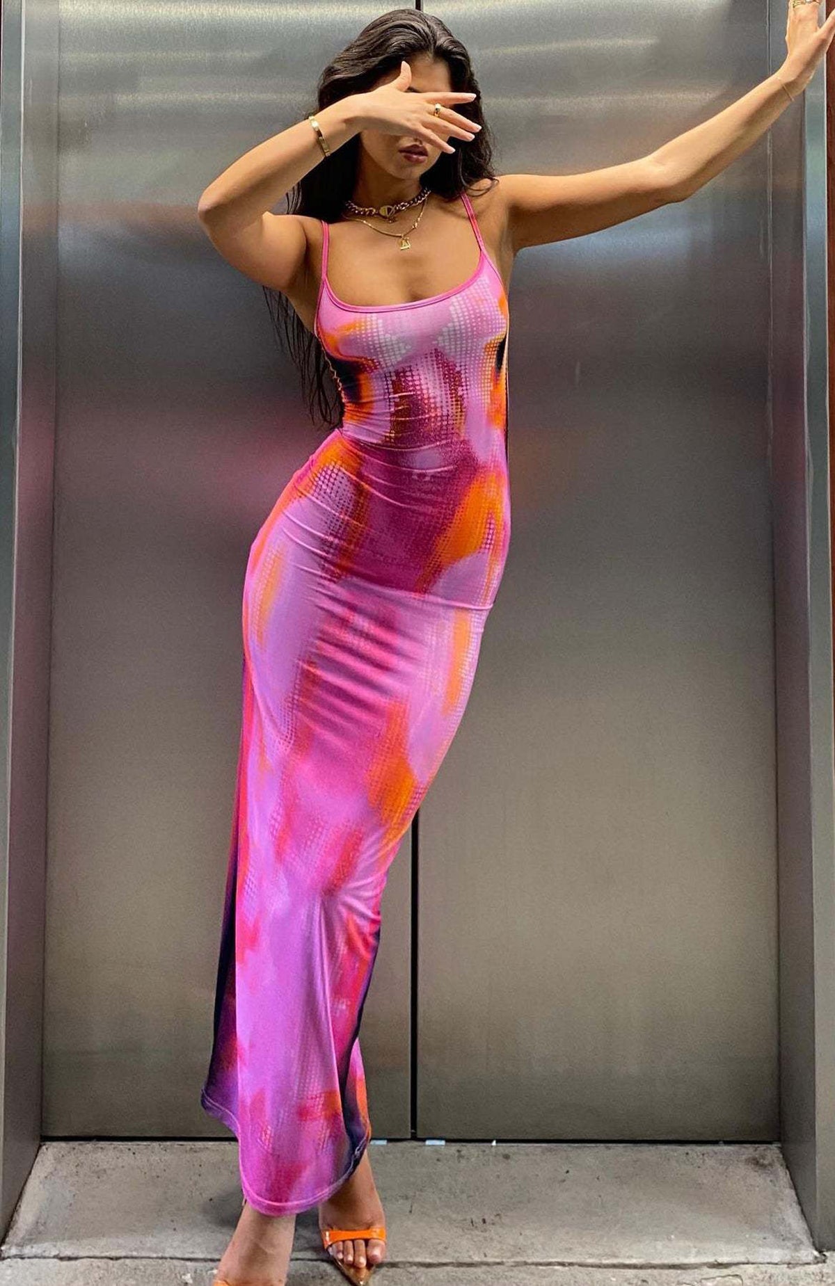 Women Bodycon Maxi Dress