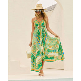 Women Ethnic Motifs Printed A-Line Midi Dress