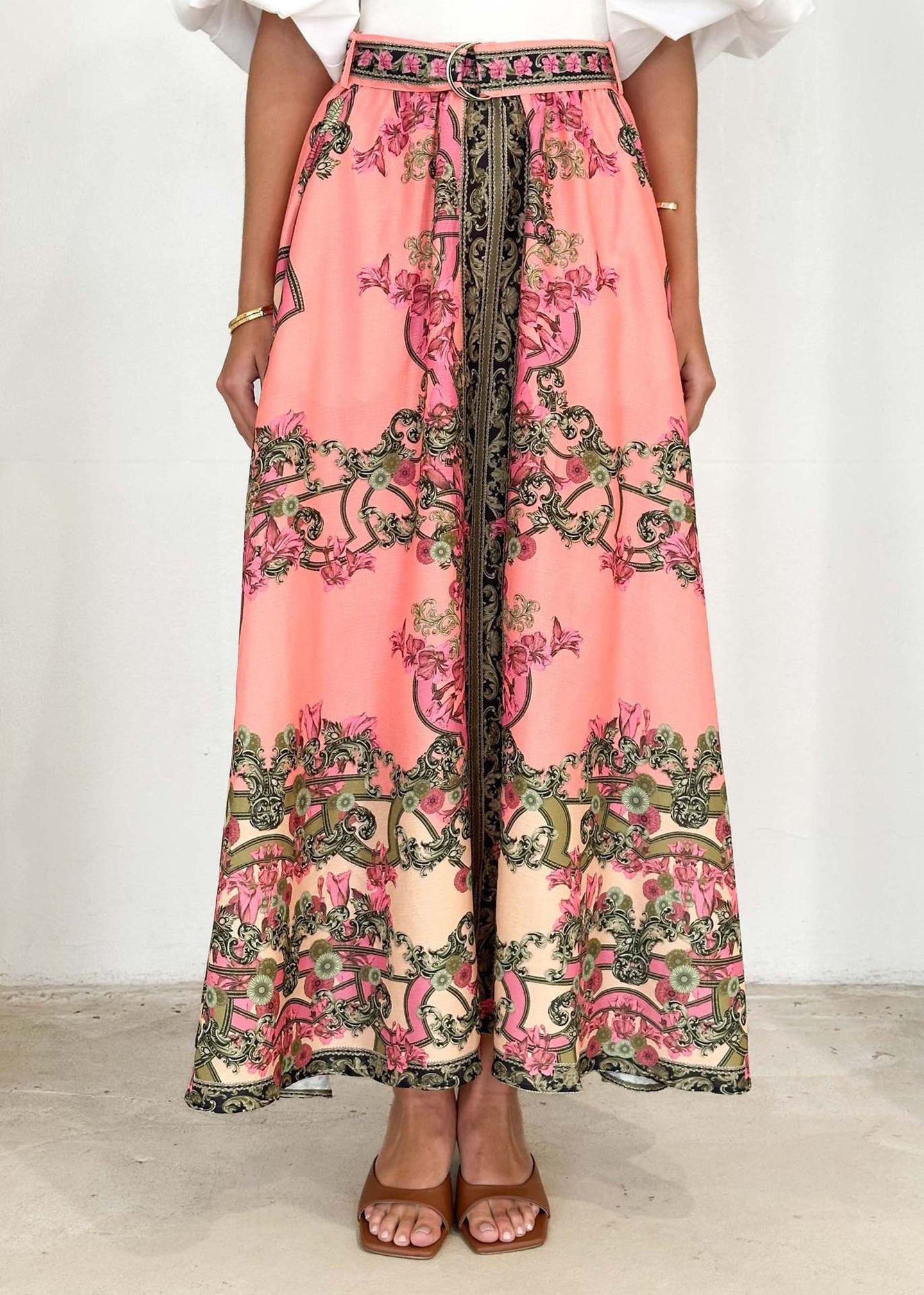 Women A-Line Maxi Skirt