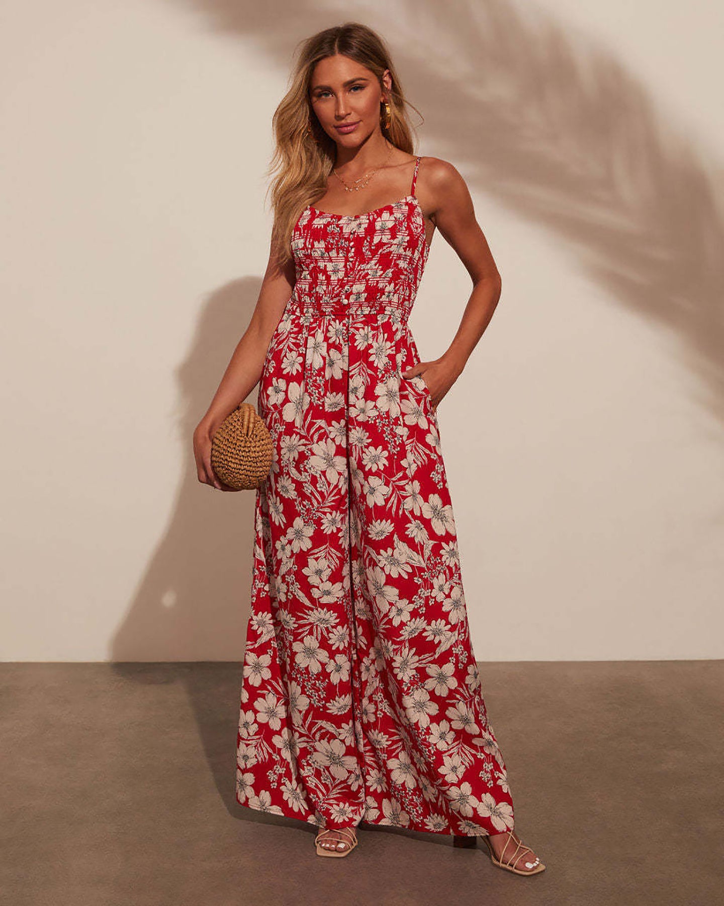 Women Printed Basic Jumpsuit
