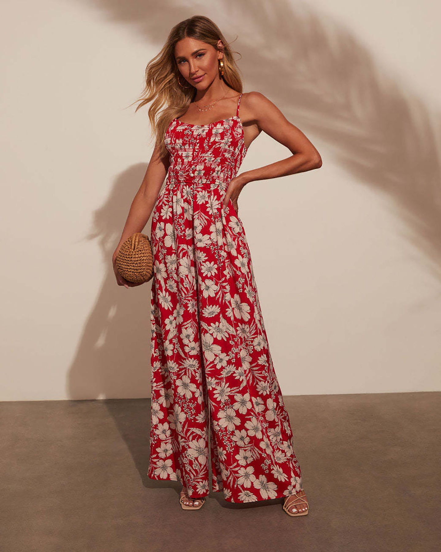 Women Printed Basic Jumpsuit