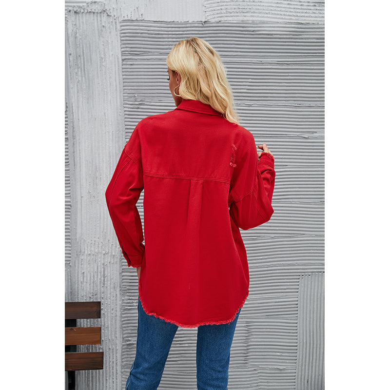Spread Collar Tailored Jacket