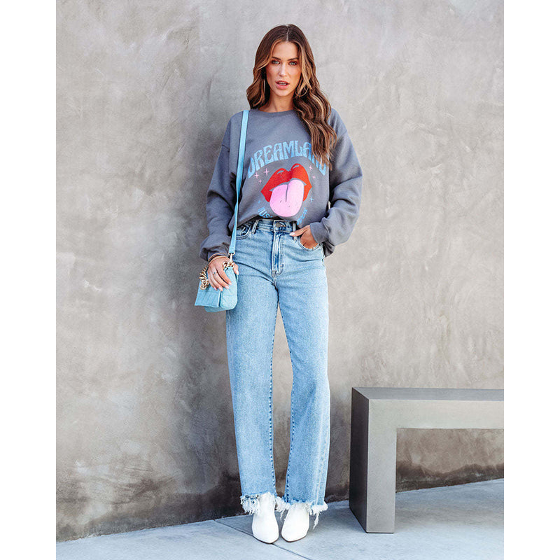 Women Blue Relaxed Fit Heavy Fade Stretchable Jeans