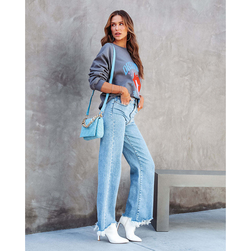 Women Blue Relaxed Fit Heavy Fade Stretchable Jeans