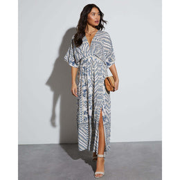 Women Ethnic Motifs Printed Maxi Dress