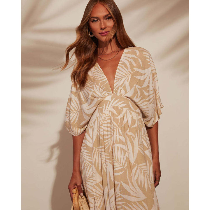 Women Ethnic Motifs Print Maxi Dress