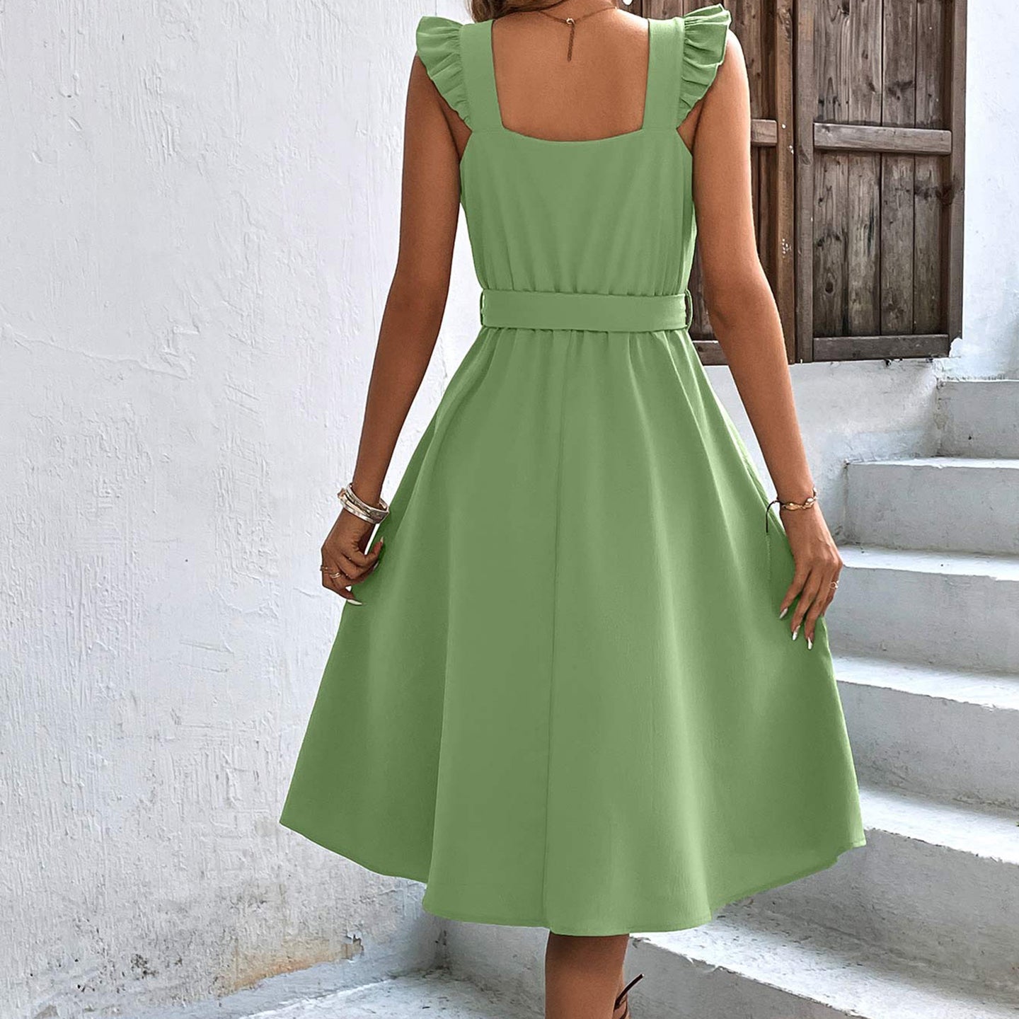 Fit and Flare Midi Dress