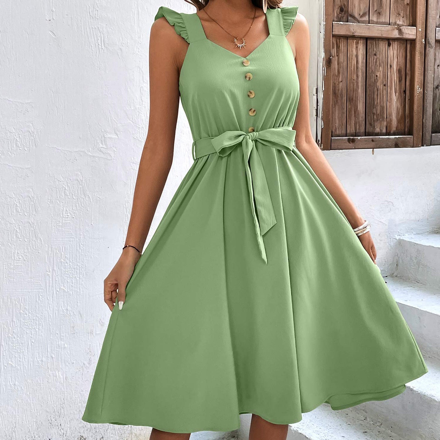 Fit and Flare Midi Dress