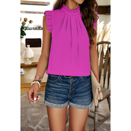 High Neck Sleeveless Top