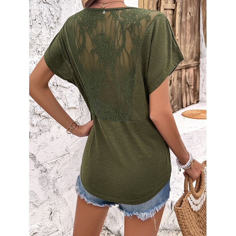 V-Neck Ruched Top