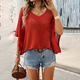 Self Design Extended Sleeves Top