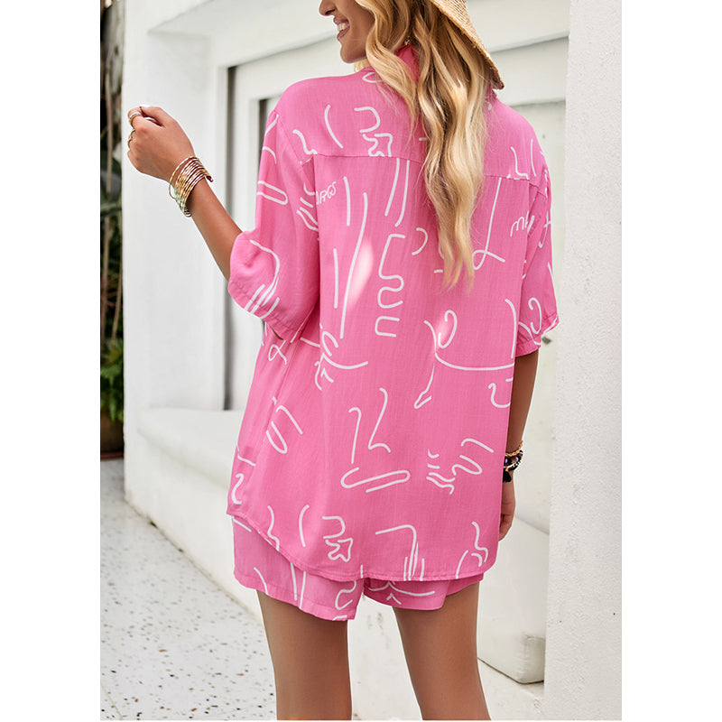 Printed Top with Shorts