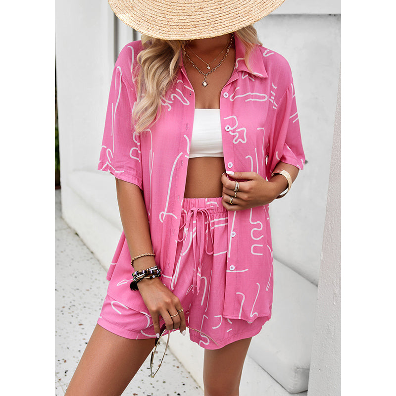 Printed Top with Shorts