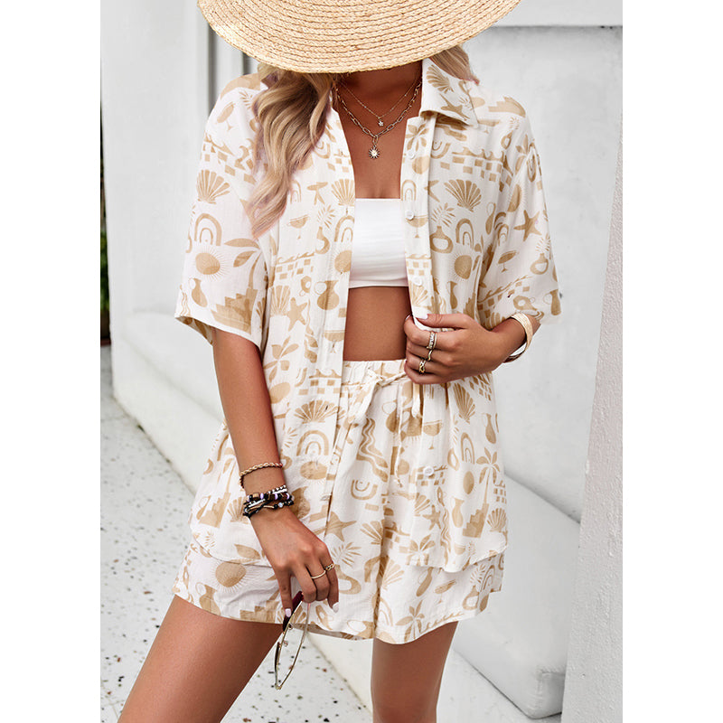 Printed Top with Shorts