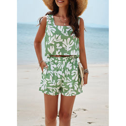 Printed Top and Shorts Co-ords Set