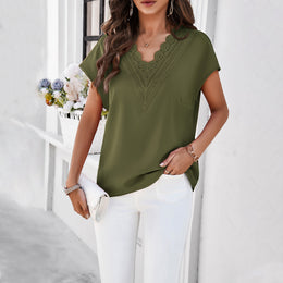 V-Neck Extended Sleeves Top