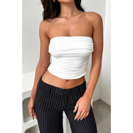 Strapless Tube Top - Casual Off-shoulder