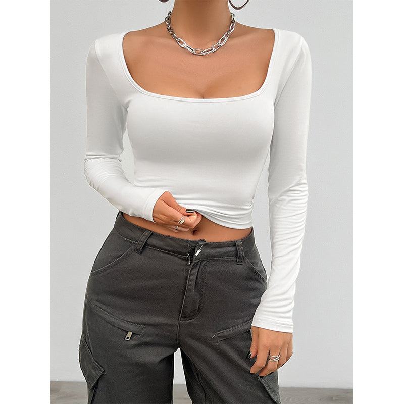 Square Neck Crop Top