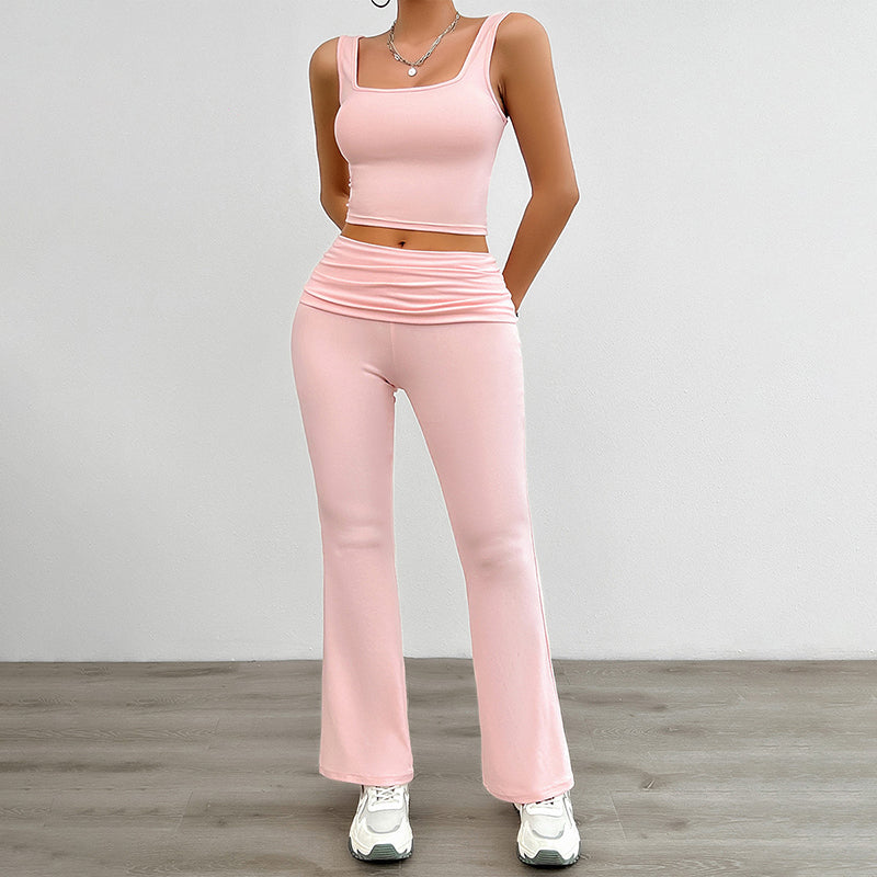 Crop Top and Trousers