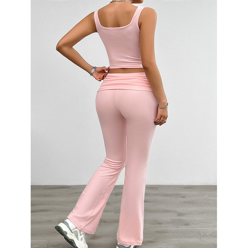 Crop Top and Trousers