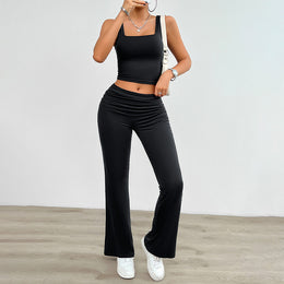 Crop Top and Trousers