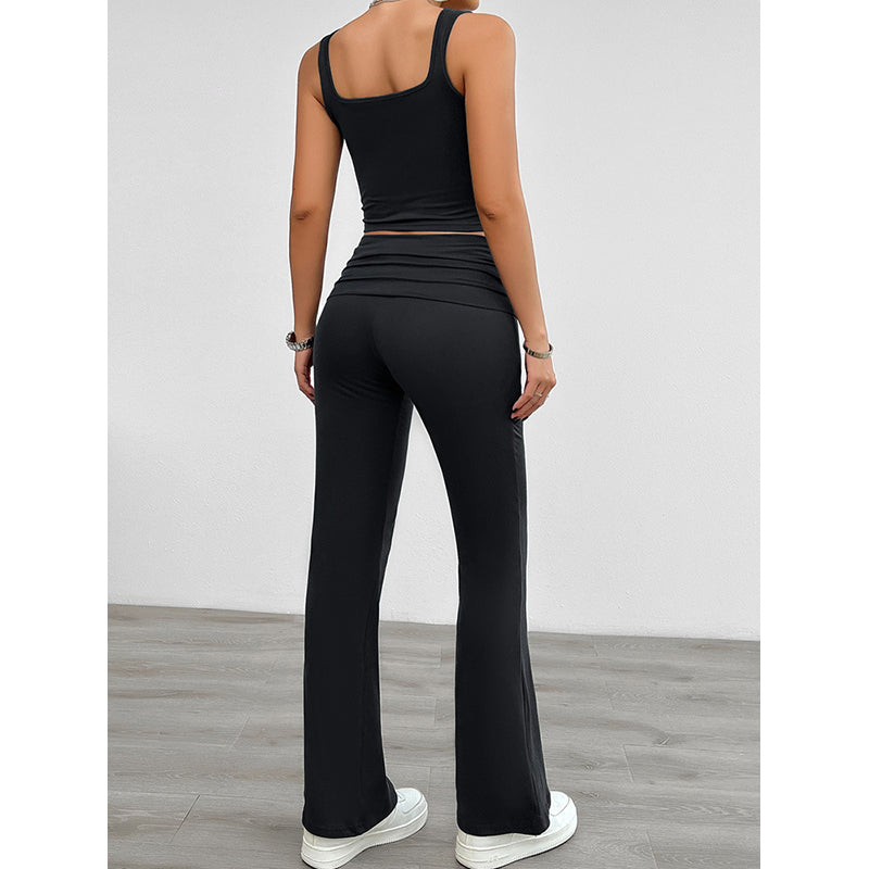 Crop Top and Trousers