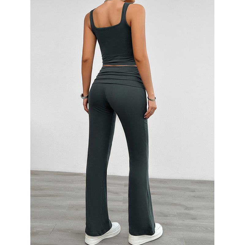 Crop Top and Trousers